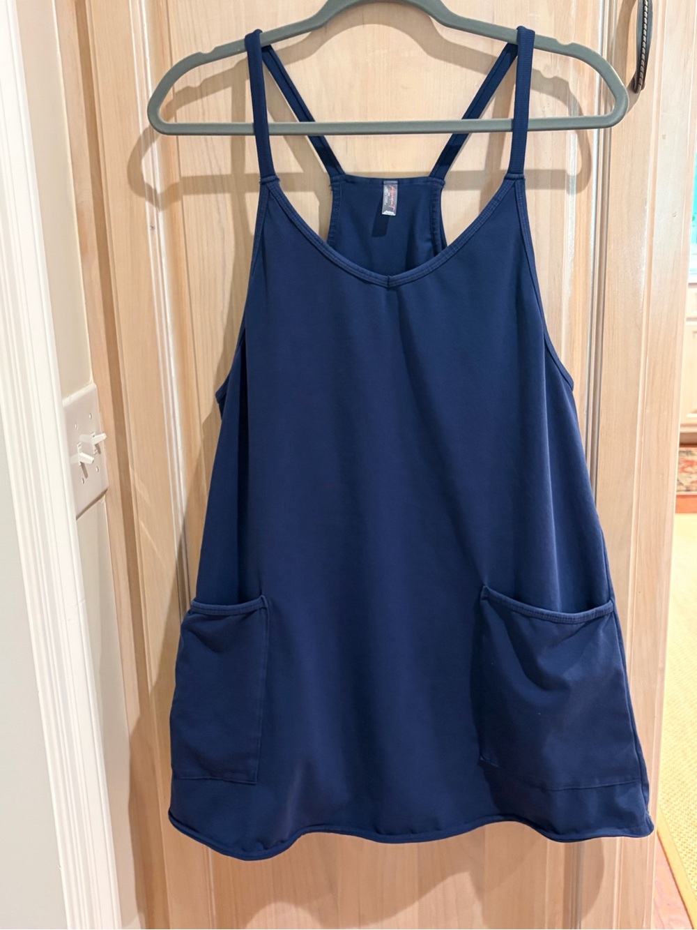 FP Movement by Free People Navy Blue Strappy Tank Dress